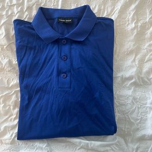 Giorgio Armani Pique violet polo